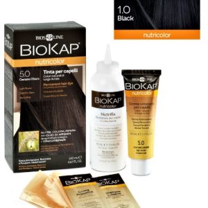 nutricolor vopsea par 1.0 natural black 140ml nd00100