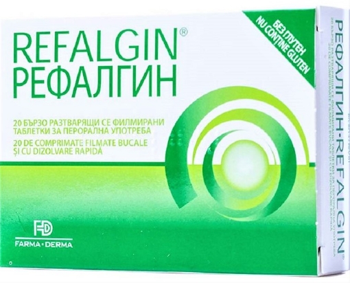 Refalgin - 20 comprimate filmate Naturpharma Refalgin - 20 comprimate filmate Naturpharma