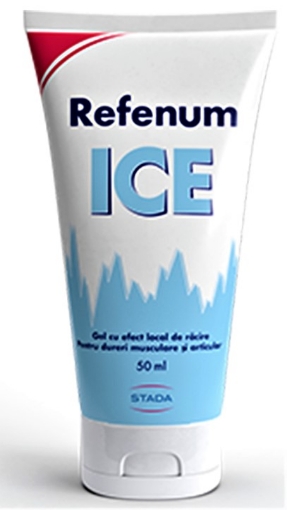 Refenum Ice gel cu efect de racire - 50ml Stada Refenum Ice gel cu efect de racire - 50ml Stada