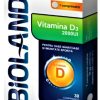 Bioland Vitamina D3 2000UI - 30 comprimate Biofarm