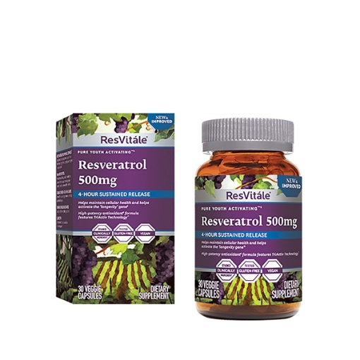 GNC Resveratrol 500mg - 30 capsule vegetale GNC Resveratrol 500mg - 30 capsule vegetale