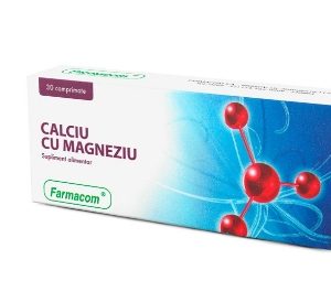 Farmacom Calciu cu magneziu - 30 comprimate