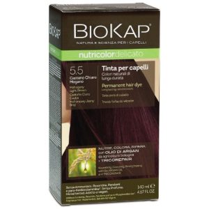 nutricolor vopsea par 5.50 mahogany light brown 140ml nd00550