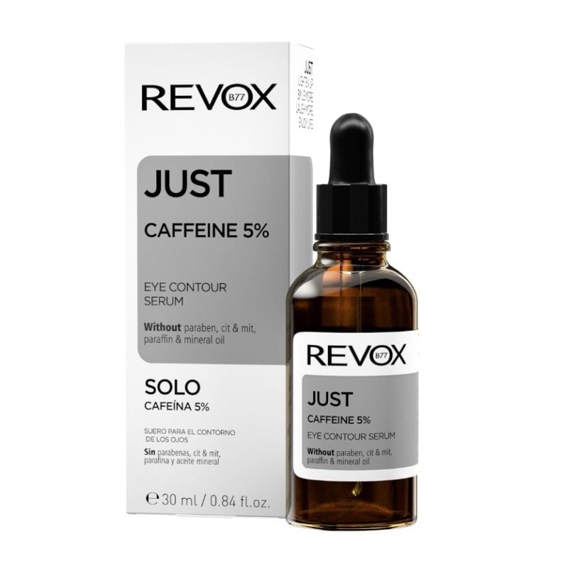 Revox Just Caffeine 5% ser contur ochi, 30ml Revox Just Caffeine 5% ser contur ochi, 30ml