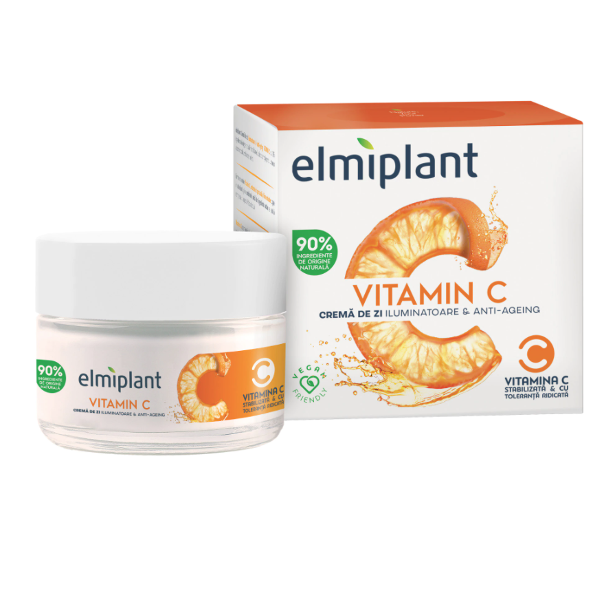 Crema de zi Vitamin C, 50ml, Elmiplant Crema de zi Vitamin C, 50ml, Elmiplant