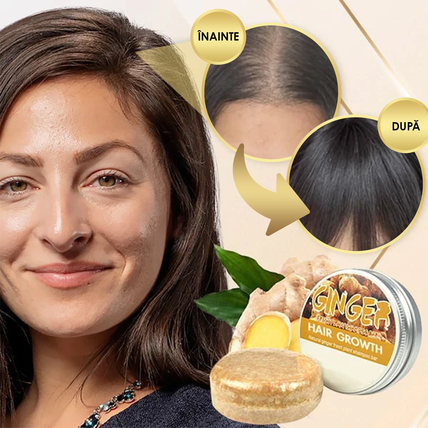 Sampon pentru Regenerarea Parului Ginger Secret™ Sampon pentru Regenerarea Parului Ginger Secret™