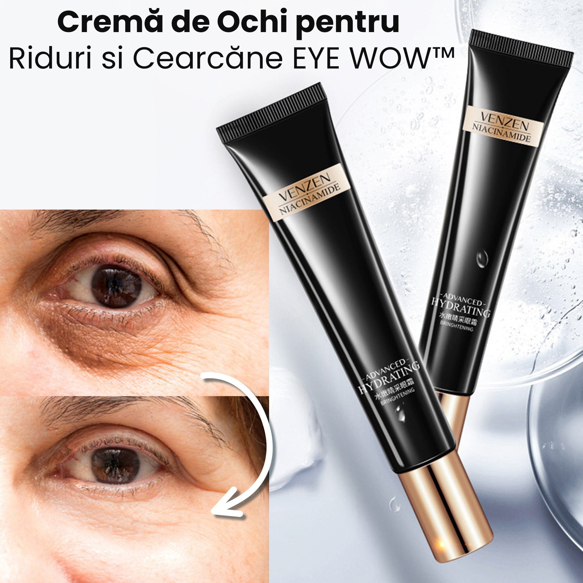 Crema Ochi pentru Riduri si Cearcane EYE WOW Crema Ochi pentru Riduri si Cearcane EYE WOW