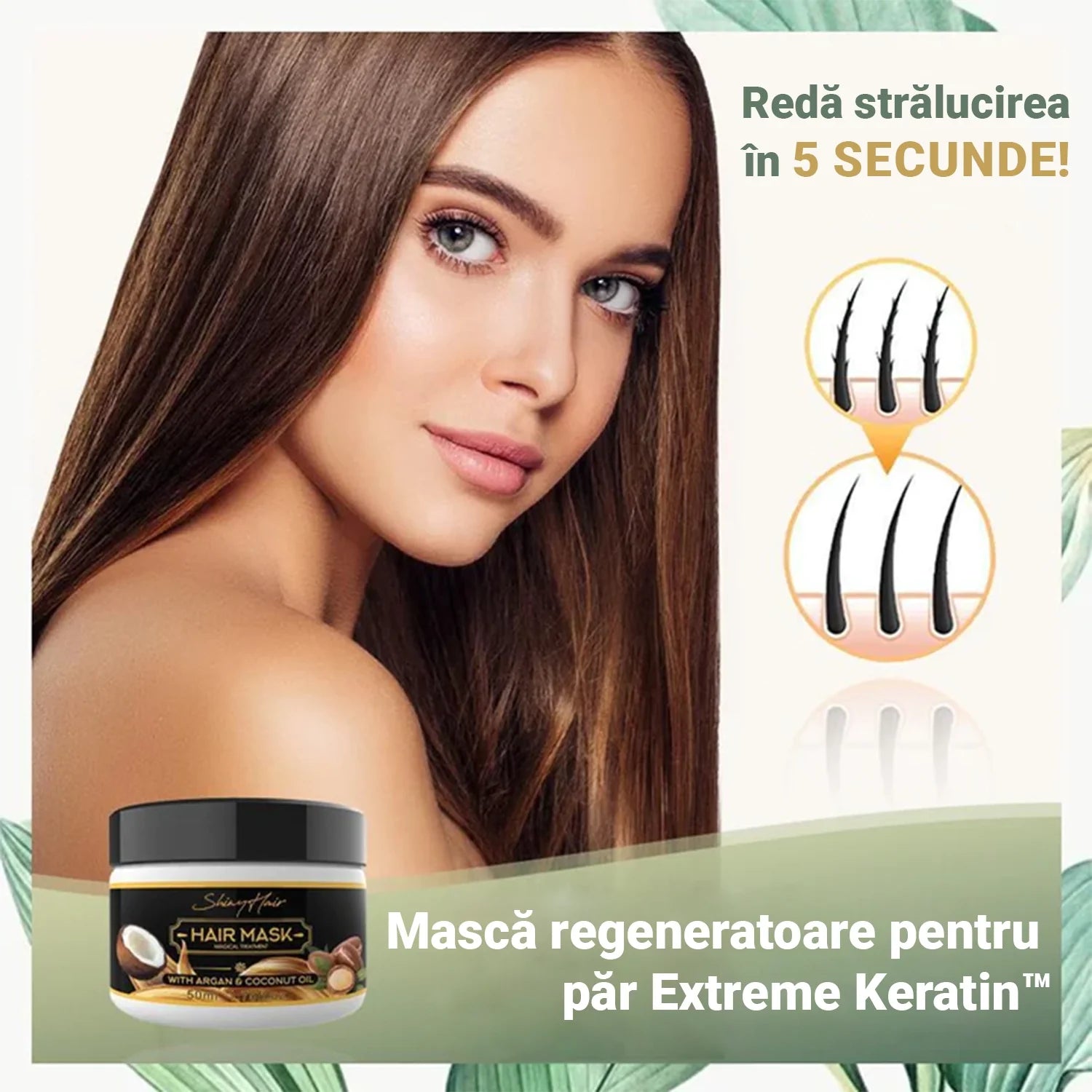 Masca Regeneratoare pentru Par Extreme Keratin Masca Regeneratoare pentru Par Extreme Keratin