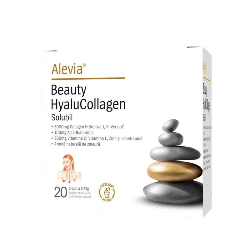 Alevia Beauty HyaluCollagen, 20 plicuri Alevia Beauty HyaluCollagen, 20 plicuri