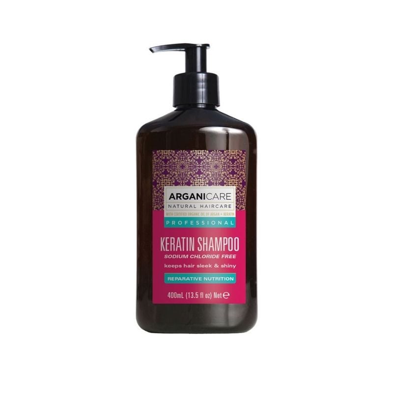 Arganicare Sampon reparator si nutritiv cu Keratina, 400 ml Arganicare Sampon reparator si nutritiv cu Keratina, 400 ml