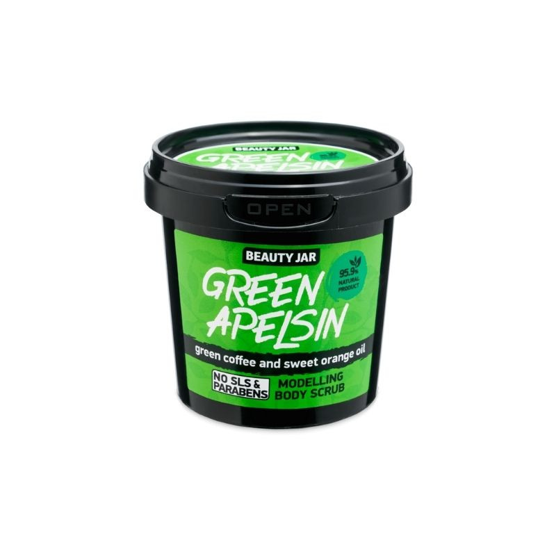 Beauty Jar Scrub modelator pentru corp, Green Apelsin, 200 g Beauty Jar Scrub modelator pentru corp, Green Apelsin, 200 g