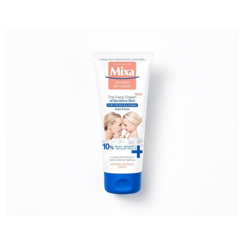 MIXA Crema de fata hidratanta all family, 100ml MIXA Crema de fata hidratanta all family, 100ml