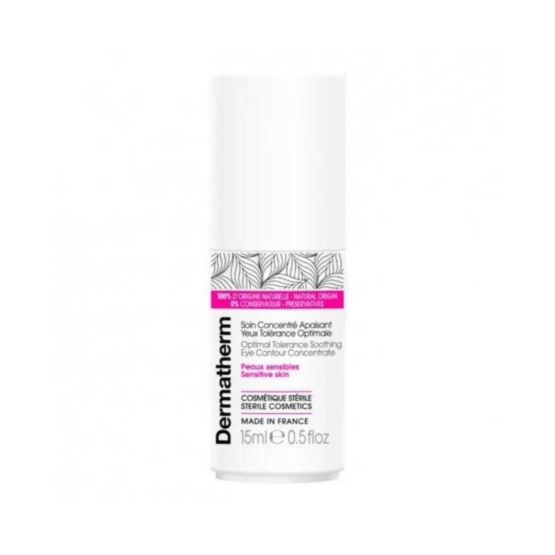 Dermatherm Optimal tolerance concentrat organic pentru conturul ochilor, 15ml Dermatherm Optimal tolerance concentrat organic pentru conturul ochilor, 15ml