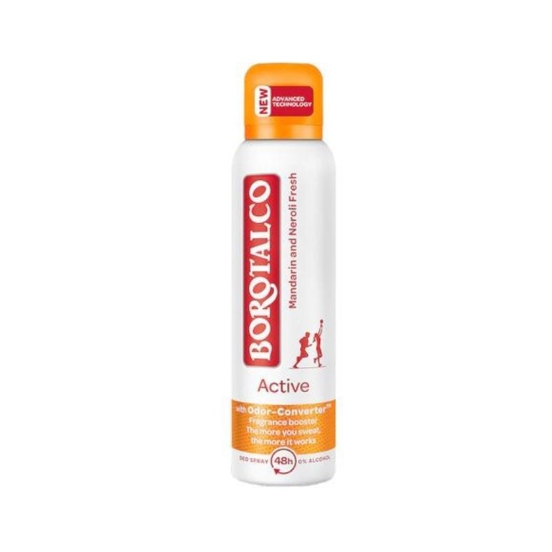 BOROTALCO Deodorant spray Active Mandarine&Neroli, 150ml BOROTALCO Deodorant spray Active Mandarine&Neroli, 150ml