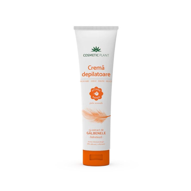 Cosmetic Plant Crema depilatoare cu extract de galbenele, 150ml Cosmetic Plant Crema depilatoare cu extract de galbenele, 150ml