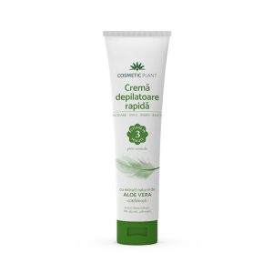 Cosmetic Plant Crema depilatoare rapida cu extract de aloe vera, 150ml