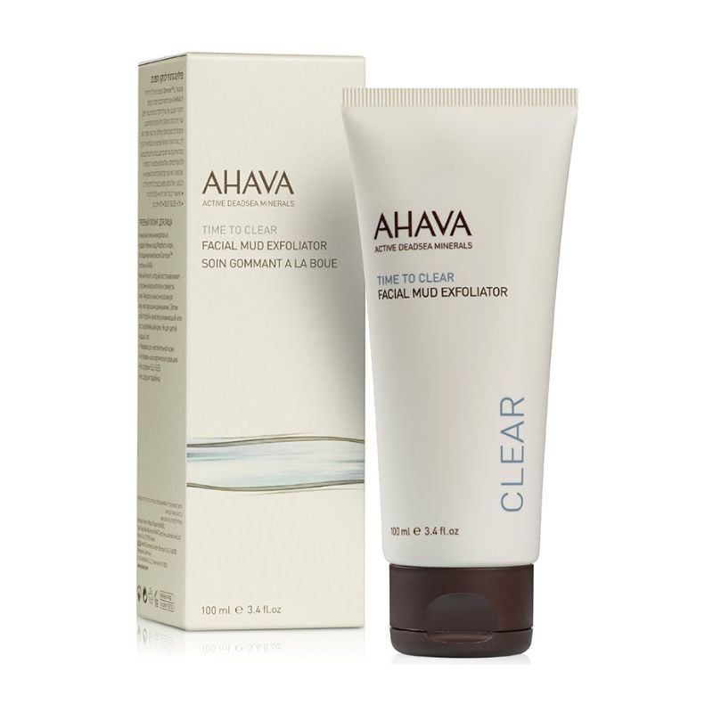 Ahava Masca exfolianta cu namol Time to Clear, 100ml Ahava Masca exfolianta cu namol Time to Clear, 100ml