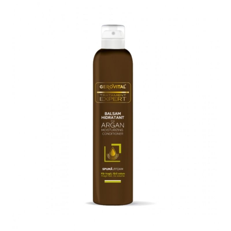 Gerovital Tratament Expert Balsam spuma hidratant cu argan, 200ml Gerovital Tratament Expert Balsam spuma hidratant cu argan, 200ml