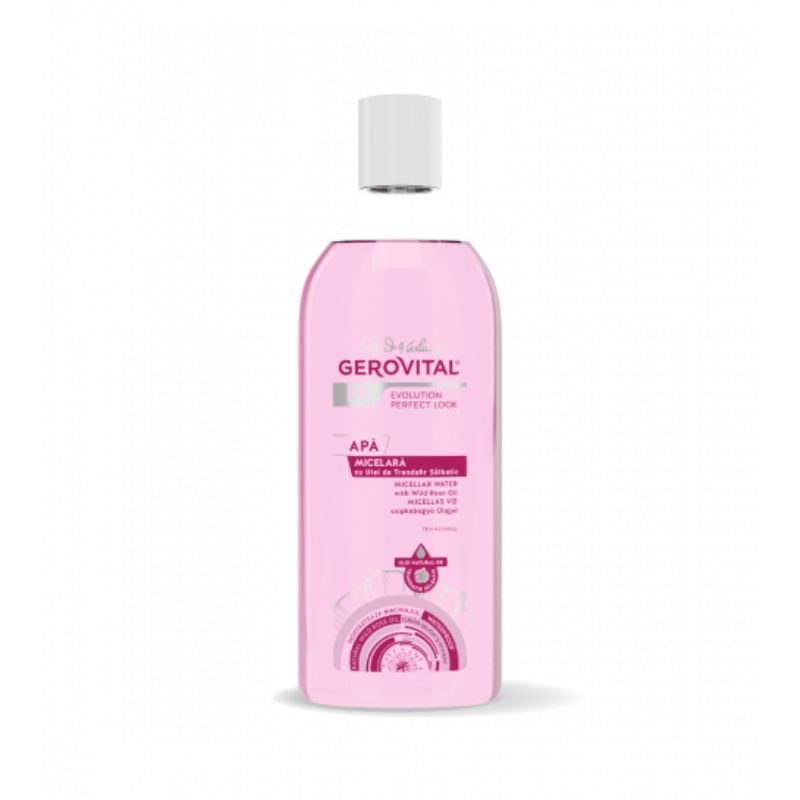 Gerovital H3 Evolution Apa Micelara cu ulei de trandafir salbatic, 400ml Gerovital H3 Evolution Apa Micelara cu ulei de trandafir salbatic, 400ml