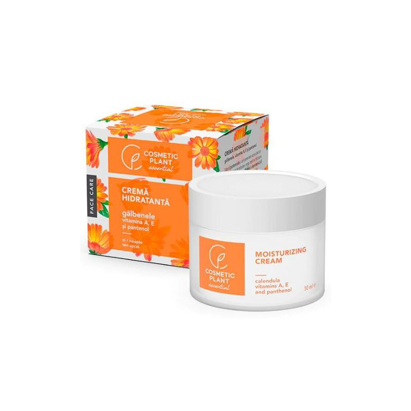 Cosmetic Plant Crema hidratanta cu galbenele si vitaminele A, E, 50ml Cosmetic Plant Crema hidratanta cu galbenele si vitaminele A, E, 50ml