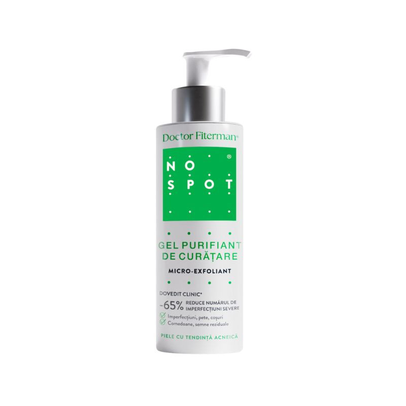 Dr. Fiterman NO SPOT Gel purifiant de curatare, 200 ml Dr. Fiterman NO SPOT Gel purifiant de curatare, 200 ml