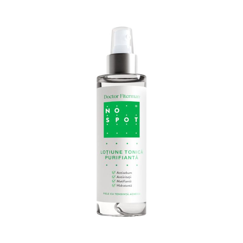 Dr. Fiterman NO SPOT Lotiune tonica purifianta, 250 ml Dr. Fiterman NO SPOT Lotiune tonica purifianta, 250 ml