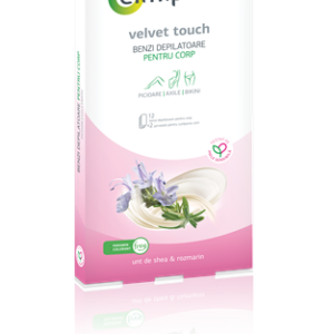Elmiplant Velvet Touch Benzi Depilatoare Corp, 12 Buc