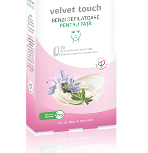 Elmiplant Velvet Touch Benzi Depilatoare Fata, 20 Buc