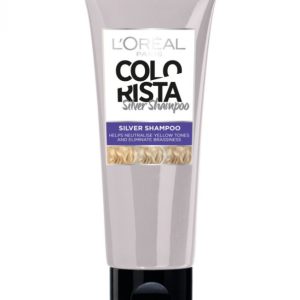 Sampon cu reflexe argintii pentru par blond L Oreal Paris Colorista Silver, 200 ml