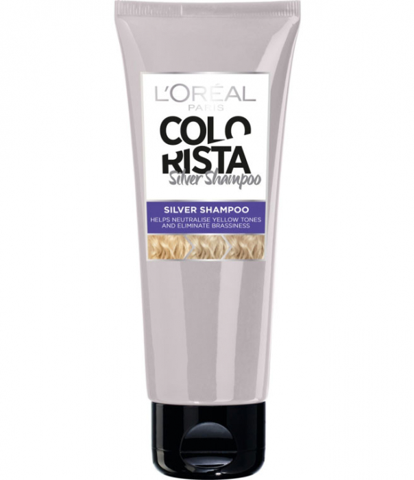 Sampon cu reflexe argintii pentru par blond L Oreal Paris Colorista Silver, 200 ml Sampon cu reflexe argintii pentru par blond L Oreal Paris Colorista Silver, 200 ml