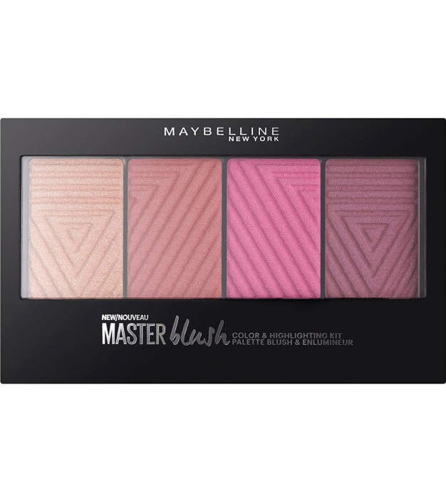 Paleta fard de obraz si iluminator Maybelline New York Master Blush 10, 14 g Paleta fard de obraz si iluminator Maybelline New York Master Blush 10, 14 g