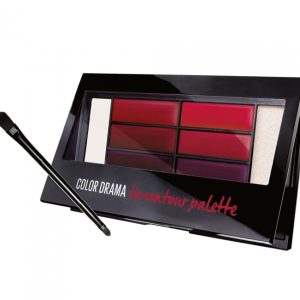 Paleta rujuri Maybelline New York Color Drama Lip Contour Palette, 01 Crimson Vixen, 4 g