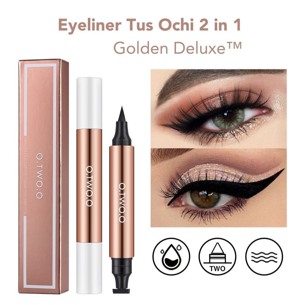 Eyeliner Tus Ochi 2 in 1 Golden Deluxe™ Eyeliner Tus Ochi 2 in 1 Golden Deluxe™