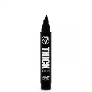 Tus de Pleoape W7 Thick Thin Eyeliner - Negru Intens, 3.6g