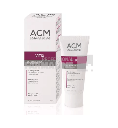ACM Vitix Gel reglator al depigmentarii 50 ml ACM Vitix Gel reglator al depigmentarii 50 ml