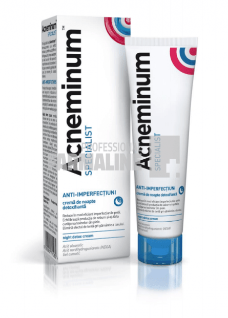 Acneminum Specialist Crema de noapte detoxifianta 30 ml Acneminum Specialist Crema de noapte detoxifianta 30 ml
