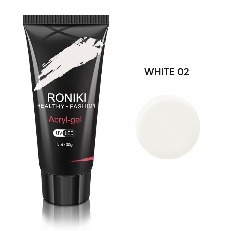 Acryl Gel Roniki 30g - White 02 Acryl Gel Roniki 30g - White 02