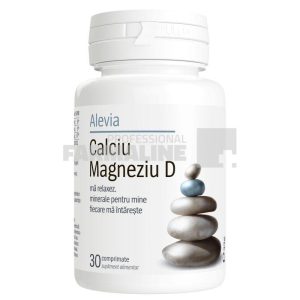 Alevia Calciu Magneziu D 30 comprimate