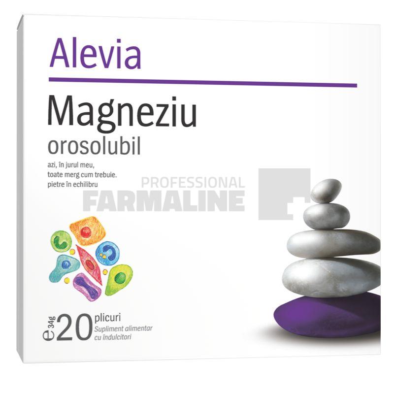 Alevia Magneziu 300 mg 20 plicuri Alevia Magneziu 300 mg 20 plicuri
