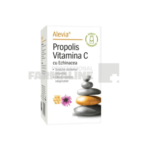 Alevia Propolis Vitamina C cu Echinacea 20 comprimate masticabile