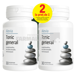 Alevia Tonic general 30 comprimate 1+1 Gratis