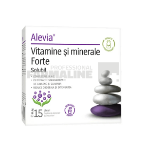 Alevia Vitamine si Minerale Forte 15 plicuri