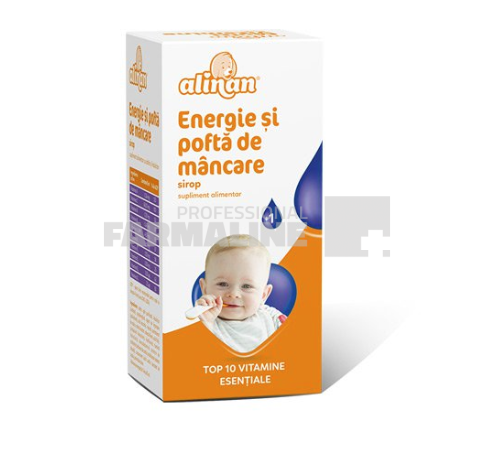 Alinan Sirop Energie si pofta de mancare 150 ml Alinan Sirop Energie si pofta de mancare 150 ml