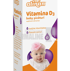 Alinan Baby Vitamina D3 Picaturi 10 ml