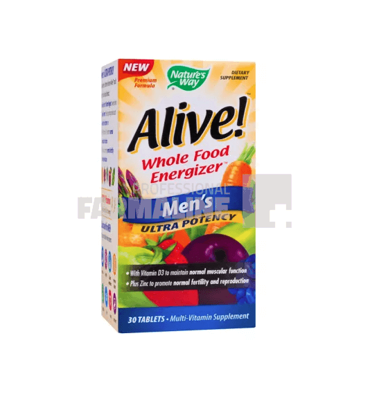 Alive! Once Daily Men's Ultra Potency 30 capsule Alive! Once Daily Men's Ultra Potency 30 capsule