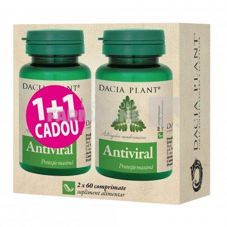 Dacia Plant Antiviral 60 comprimate 1 + 1 Gratis Dacia Plant Antiviral 60 comprimate 1 + 1 Gratis