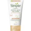 Argila pentru curatarea tenului sensibil Simple Protect N Glow, cu extract de bambus, radacina de ghimbir si vitamine, 150 ml Argila pentru curatarea tenului sensibil Simple Protect N Glow, cu extract de bambus, radacina de ghimbir si vitamine, 150 ml