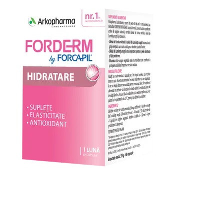 Forcapil Forderm Hidratare 60 capsule Forcapil Forderm Hidratare 60 capsule