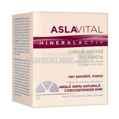 Aslavital Mineral Activ Crema antirid cu calciu 50 ml Aslavital Mineral Activ Crema antirid cu calciu 50 ml