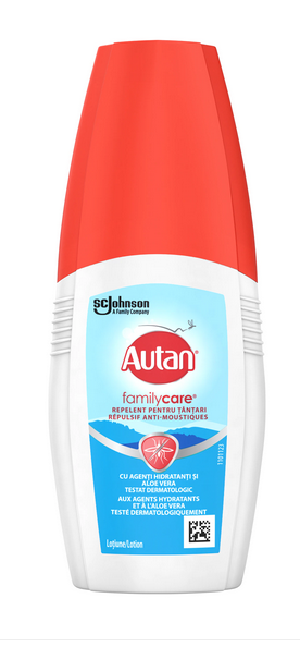Autan Family Care lotiune repelent contra tantarilor 100ml Autan Family Care lotiune repelent contra tantarilor 100ml